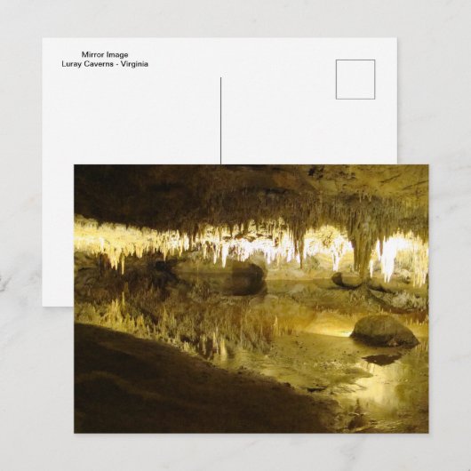 Luray Caverns Virginia Postkarte (Vorne/Hinten)