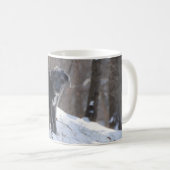 Lurcher hinter einem Baum - Tasse (VorderseiteRechts)