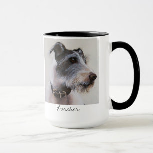 Lurcher-Hund in der Wasserfarbe-Tasse Tasse