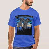 Lurchers overseeing the world T-Shirt (Vorderseite)