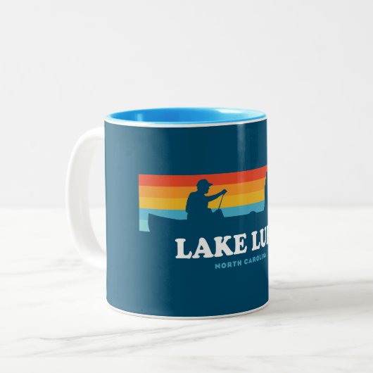 Lure North Carolina Canoe Zweifarbige Tasse (Vorderseite Links)