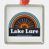 Lure North Carolina Rainbow Ornament Aus Metall (Vorne)