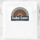 Lure North Carolina Rainbow Rechteckiger Aufkleber (Tasche)