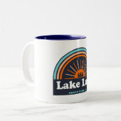 Lure North Carolina Rainbow Zweifarbige Tasse (Vorderseite Links)