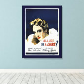 Lure oder ein Lure? Leinwanddruck (Insitu (Holzboden))