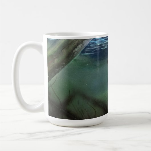Lured in Largemouth Bass Kaffeetasse (Links)