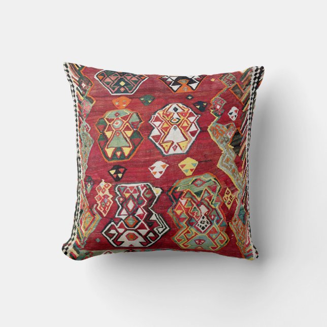 Luri Fars Südwestpersisch Kilim Print Kissen (Vorderseite)