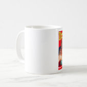 LURID DETECTIVE MAG COVER DER 40ER Jahre Kaffeetasse (Vorderseite Links)