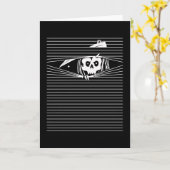 Lurk Halloween Karte (Gelbe Blume)