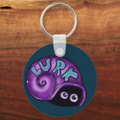 Lurk Introvert Snail Emote Schlüsselanhänger (Rückseite)