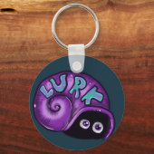 Lurk Introvert Snail Emote Schlüsselanhänger (Vorderseite)
