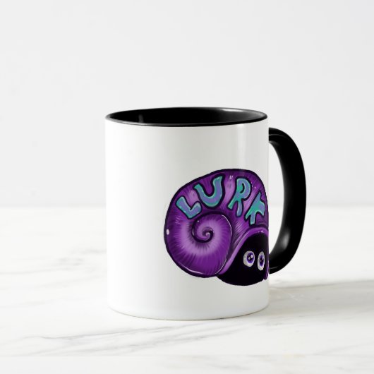 Lurk Introvert Snail Emote Tasse (VorderseiteRechts)