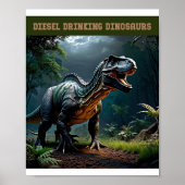 Lurking Albertosaurus Poster (Vorne)