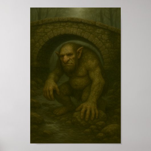 Lurking Legend - Troll unter einer Brücke Poster (Vorne)