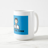 LUSA - Funktionaler Mensch Kaffeetasse (VorderseiteRechts)
