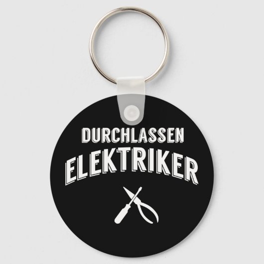 Lusades Durchlassen Elektriker Handwerker Schlüsselanhänger (Vorderseite)