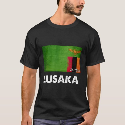 Lusaka Zambia T-Shirt (Vorderseite)