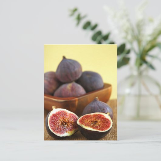 Luscious Figs Postkarte (Stehend Vorderseite)