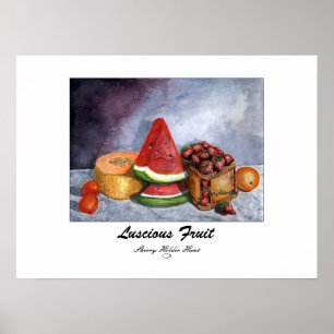 Luscious Frucht-Druck - besonders angefertigt Poster