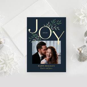 Luscious Joy Foil Weihnachtskarte Weihnachtskarte Folien Feiertagskarte