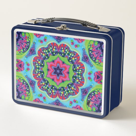 Luscious Kaleidoscope Metal Lunchbox (Vorderseite)