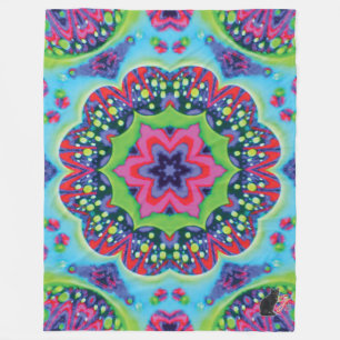 Luscious Kaleidoskop Fleece Blanket