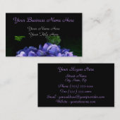 "Luscious LavendelHydrangea " Visitenkarte (Vorne/Hinten)