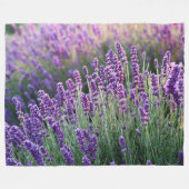 Luscious Lavender Fleecedecke (Vorderseite (Horizontal))