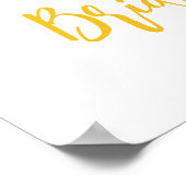 Luscious Lemon Cake Ginger Tea Brautparty Poster (Ecke)