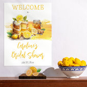 Luscious Lemon Cake Ginger Tea Brautparty Poster