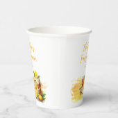 Luscious Lemon Cake Ginger Tea Family Wiedersehen Pappbecher (Rechts)