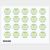 Luscious Lemon Custom Wedding Stickers (Blatt)
