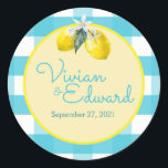 Luscious Lemon Custom Wedding Stickers<br><div class="desc">Luscious Lemon Custom Wedding Stickers Perfekt lebendiges Design für lässige & GRILLEN Hochzeiten. Dieses Hochzeitsdesign koordiniert mit unserer Luscious Lemon Hochzeitskollektion. Für zusätzliche Hochzeitslieferungen Karo aus MetroEvents auf Zazzle.</div>
