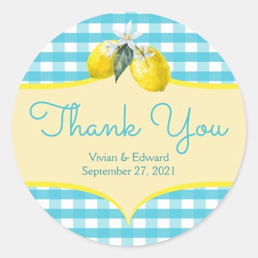 Luscious Lemon Danke, Stickers (Vorderseite)