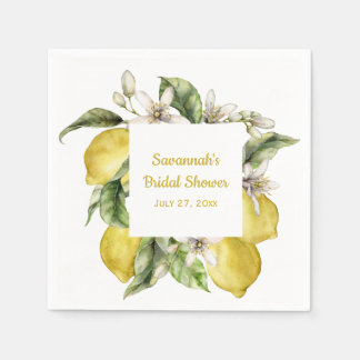 Luscious Lemons Brautparty Napkins Serviette