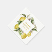 Luscious Lemons Brautparty Napkins Serviette (Ecke)