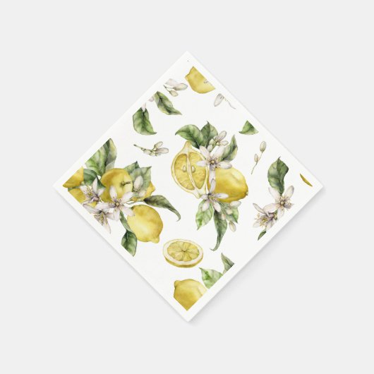 Luscious Lemons Brautparty Serviette (Ecke)
