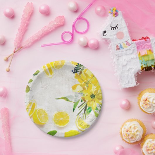 Luscious Lemons Pappteller (Party)