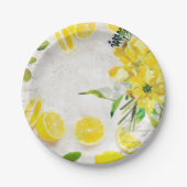 Luscious Lemons Pappteller (Vorderseite)