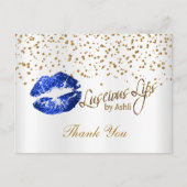 Luscious Lips - Danke Postkarte (Vorderseite)