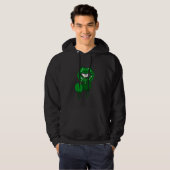 Luscious Lips Dripping Sneaker Match 3 Pine Green Hoodie (Vorne ganz)