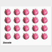 Luscious Pink Peony Custom Umschlag Aufkleber (Blatt)