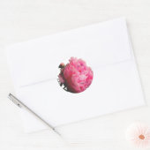 Luscious Pink Peony Custom Umschlag Aufkleber (Umschlag)