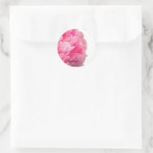 Luscious Pink Peony Custom Umschlag Aufkleber (Tasche)