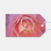 Luscious Pink Rose Geschenkanhänger (Vorderseite (Horizontal))