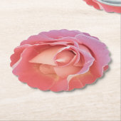 Luscious Pink Rose Untersetzer (angewinkelt)