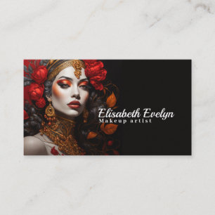Luscious Red & Gold: Ein Frauenkrüppel656 Visitenkarte
