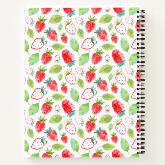 Luscious Red Strawberries Rezept Buch (Rückseite)