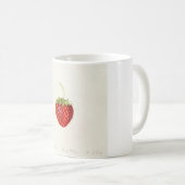 Luscious Red Strawberry (von Louis C.C. Krieger) Kaffeetasse (VorderseiteRechts)