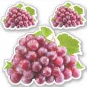 Luscious Red Traupes Vinyl Aufkleber (Vorderseite)